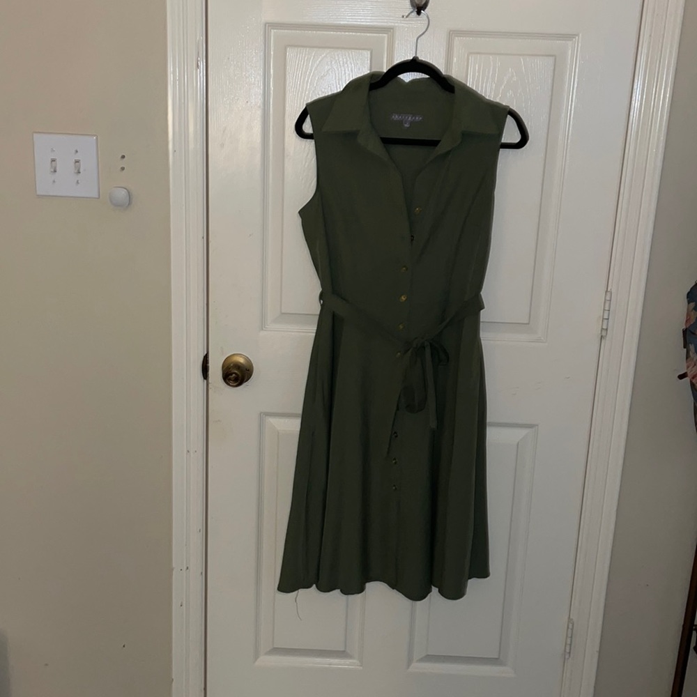 Army green dress